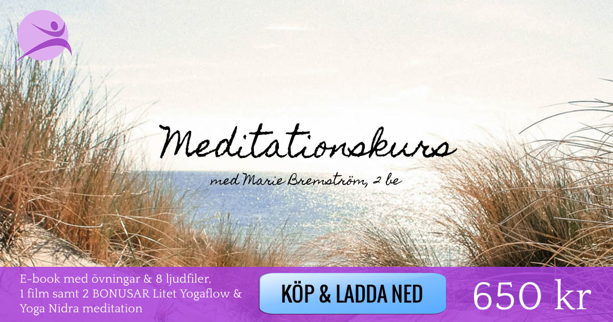 Meditationskurs att köpa och ladda ned. 9 avsnitt med grundläggande meditation.
